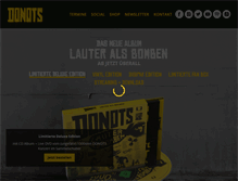Tablet Screenshot of donots.com